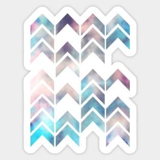 Chevron Dream 2 (Plum) Sticker